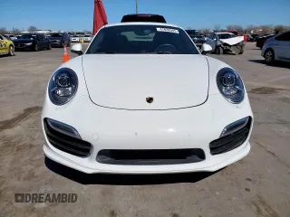 2014 Porsche 911 Turbo S with VIN WP0AD2A90ES167827, listed as a Copart auction lot 47832645 with 15,491 mi miles and Non Repairable. Bid and sale history available at DreamBid. Image 5.