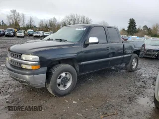 2002 Chevrolet Silverado 1500 LT with VIN 1GCEK19T42E150069, listed as a Copart auction lot 50096245 with 105,141 mi miles and Salvage Title. Bid and sale history available at carsss.com. Image 1.