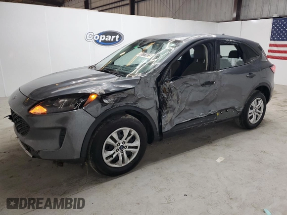 2021 Ford Escape S with VIN 1FMCU9F69MUA68583, listed as a Copart auction lot 49721025 with 99,802 mi miles and Salvage Title. Bid and sale history available at carsss.com. Image 1.