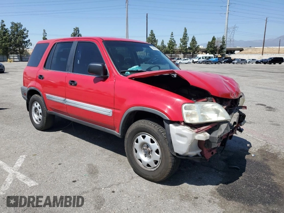 2001 Honda CR-V LX with VIN JHLRD28481S015286, listed as a Copart auction lot 52452615 with 181,830 mi miles and Salvage Title. Bid and sale history available at carsss.com. Image 4.