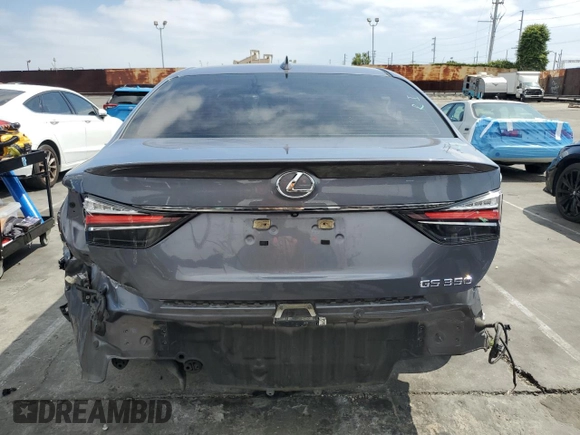 2016 Lexus GS 350 with VIN JTHBZ1BL6GA002480, listed as a Copart auction lot 55603185 with 8,540 mi miles and Salvage title. Bid and sale history available at DreamBid. Image 6.