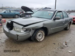 2002 Mercury Grand Marquis LS Premium with VIN 2MEFM75W82X654414, listed as a Copart auction lot 45096915 with 271,704 mi miles and Non Repairable. Bid and sale history available at DreamBid. Image 1.