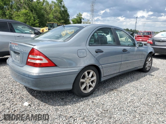 2006 Mercedes-Benz C 280 Luxury with VIN WDBRF92J26F738404, listed as a Copart auction lot 59291165 with 86,479 mi miles and Salvage title. Bid and sale history available at DreamBid. Image 3.