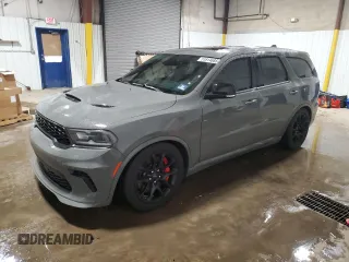 2021 Dodge Durango SRT Hellcat with VIN 1C4SDJH9XMC845190, listed as a Copart auction lot 51814685 with 30,000 mi miles and Salvage title. Bid and sale history available at DreamBid. Image 1.