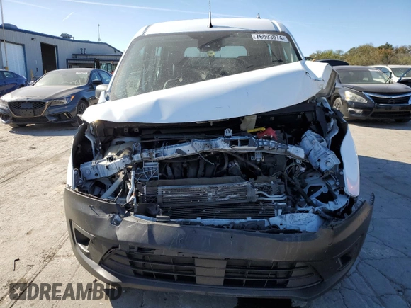 2022 Ford Transit Connect XL with VIN NM0GE9E20N1535746, listed as a Copart auction lot 76093074 with 65,370 mi miles and Salvage title. Bid and sale history available at DreamBid. Image 5.
