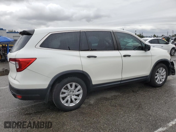 2019 Honda Pilot LX with VIN 5FNYF5H12KB015096, listed as a Copart auction lot 48802345 with 94,445 mi miles and Salvage Title. Bid and sale history available at DreamBid. Image 3.