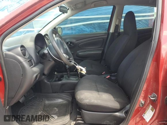 2015 Nissan Versa SV with VIN 3N1CN7AP6FL912598, listed as a Copart auction lot 55066495 with 185,937 mi miles and Clean Title. Bid and sale history available at carsss.com. Image 7.