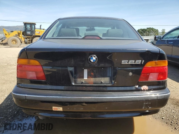 1997 BMW 5 Series 528iA with VIN WBADD6327VBW13599, listed as a Copart auction lot 48437845 with 84,882 mi miles and Clean Title. Bid and sale history available at carsss.com. Image 6.