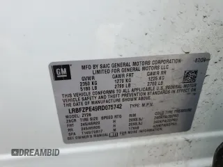2024 Buick Envision Sport Touring with VIN LRBFZPE49RD075742, listed as a Copart auction lot 53441285 with 11,811 mi miles and Salvage Title. Bid and sale history available at carsss.com. Image 14.