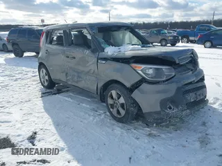 2018 Kia Soul with VIN KNDJN2A26J7587783, listed as a IAAI auction lot 41181661 with 1 mi miles. Bid and sale history available at carsss.com. Image 1.