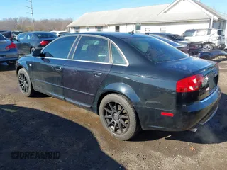 2008 Audi A4 2.0T with VIN WAUDF78EX8A022339, listed as a IAAI auction lot 41644742 with 231,242 mi miles. Bid and sale history available at carsss.com. Image 3.
