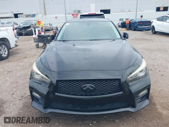 2015 Infiniti Q50 Sport z VIN JN1BV7AP7FM334447, wystawiony jako IAAI lot #42595908 z przebiegiem 168 214 mil mil oraz . Historia ofert i sprzedaży dostępna na DreamBid. Obrazek 12.