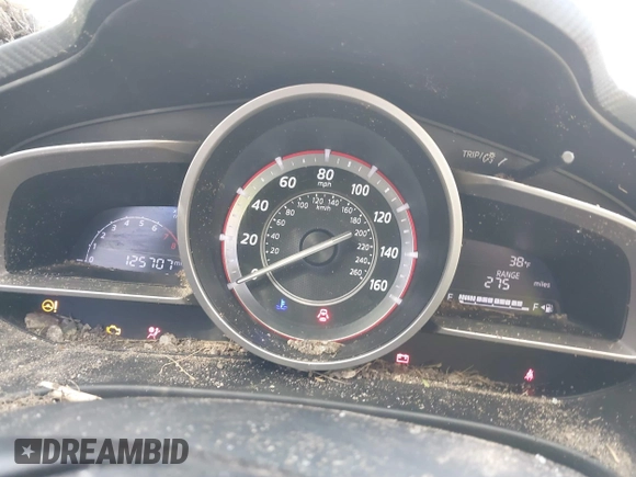 2015 Mazda 3 i Grand Touring z VIN JM1BM1M70F1234359, wystawiony jako IAAI lot #40858311 z przebiegiem 125 707 mil mil oraz . Historia ofert i sprzedaży dostępna na DreamBid. Obrazek 7.