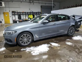 2018 BMW 5 Series 530i xDrive with VIN WBAJA7C50JWA74924, listed as a Copart auction lot 44058825 with Not Provided miles and Salvage Title. Bid and sale history available at carsss.com. Image 1.