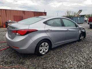 2016 Hyundai Elantra SE with VIN 5NPDH4AE7GH722283, listed as a Copart auction lot 51063485 with 128,892 mi miles and Salvage Title. Bid and sale history available at carsss.com. Image 3.