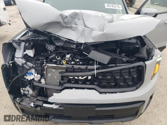 2024 Kia Telluride EX X-Line z VIN 5XYP3DGC0RG557043, wystawiony jako Copart lot #48745215 z przebiegiem 8 768 mil mil oraz Szkoda całkowita • Salvage title. Historia ofert i sprzedaży dostępna na DreamBid. Obrazek 12.