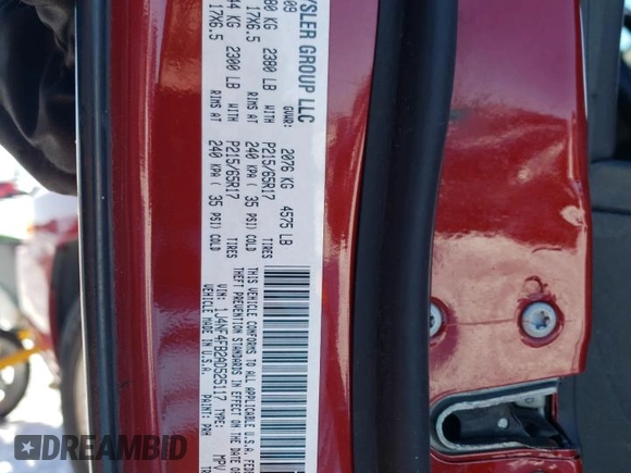 2010 Jeep Compass Sport with VIN 1J4NF4FB2AD525117, listed as a Copart auction lot 79426624 with 149,152 mi miles and Salvage Title. Bid and sale history available at carsss.com. Image 13.