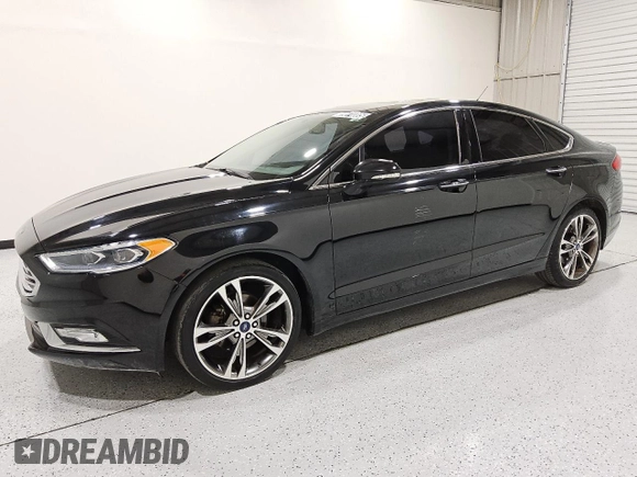 2017 Ford Fusion Titanium with VIN 3FA6P0K95HR108021, listed as a Copart auction lot 59874005 with 105,753 mi miles and Clean title. Bid and sale history available at DreamBid. Image 1.