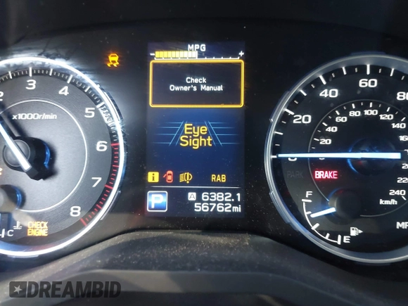2020 Subaru Ascent Limited with VIN 4S4WMAPD4L3451136, listed as a IAAI auction lot 41816570 with 56,762 mi miles. Bid and sale history available at carsss.com. Image 16.