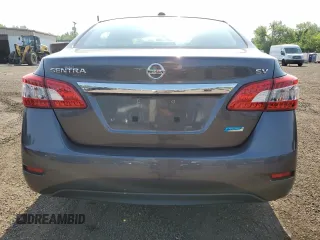 2014 Nissan Sentra SV with VIN 3N1AB7AP7EY321083, listed as a Copart auction lot 60710205 with 75,087 mi miles and Salvage title. Bid and sale history available at DreamBid. Image 6.