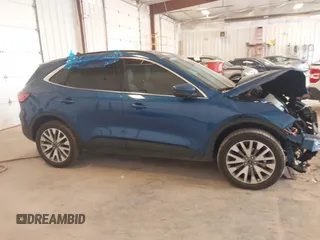 2022 Ford Escape Titanium Hybrid z VIN 1FMCU9DZ9NUA38627, wystawiony jako IAAI lot #42288647 z przebiegiem 54 802 mil mil oraz . Historia ofert i sprzedaży dostępna na DreamBid. Obrazek 13.