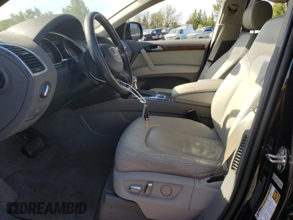 2014 Audi Q7 Premium with VIN WA1CGAFE9ED019934, listed as a Copart auction lot 56388595 with 104,549 mi miles and Salvage title. Bid and sale history available at DreamBid. Image 7.
