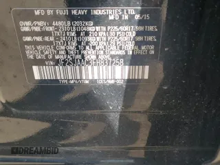2015 Subaru Forester 2.5i with VIN JF2SJAAC3FH837258, listed as a Copart auction lot 61550865 with 106,123 mi miles and Salvage title. Bid and sale history available at DreamBid. Image 13.