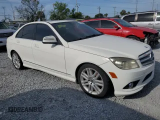2009 Mercedes-Benz C-Class 3.0L Sport with VIN WDDGF54X19R056691, listed as a Copart auction lot 54145955 with 157,755 mi miles and Clean Title. Bid and sale history available at carsss.com. Image 4.