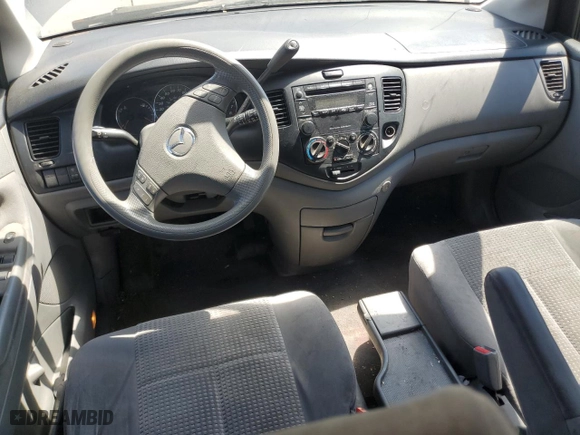 2005 Mazda MPV LX with VIN JM3LW28A350538856, listed as a Copart auction lot 66790224 with 154,746 mi miles and Salvage Title. Bid and sale history available at carsss.com. Image 8.