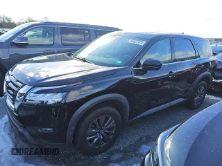 2022 Nissan Pathfinder S with VIN 5N1DR3AC6NC238258, listed as a Copart auction lot 44709585 with 99,555 mi miles and Clean title. Bid and sale history available at DreamBid. Image 1.