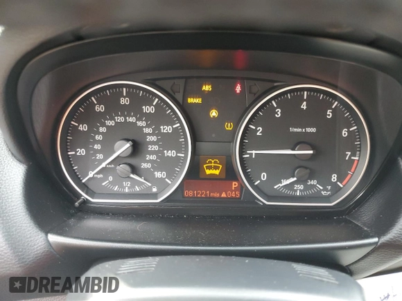 2010 BMW 1 Series 135i with VIN WBAUN9C58AVK41899, listed as a Copart auction lot 80092374 with 81,221 mi miles and Salvage title. Bid and sale history available at DreamBid. Image 9.