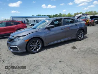 2020 Honda Civic EX-L z VIN 19XFC1F74LE208728, wystawiony jako Copart lot #55990835 z przebiegiem 150 354 mil mil oraz Szkoda całkowita • Salvage title. Historia ofert i sprzedaży dostępna na DreamBid. Obrazek 1.