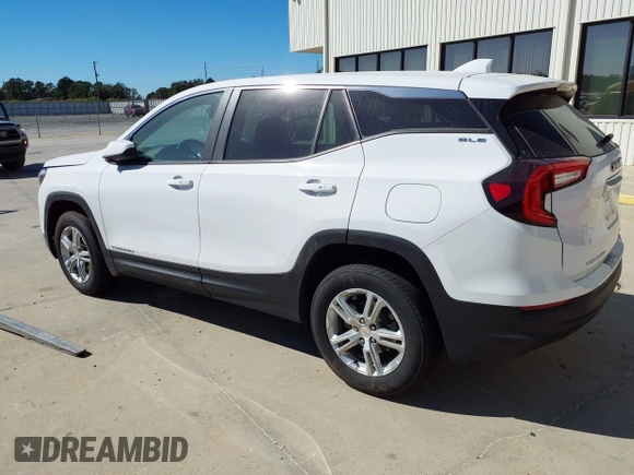 2023 GMC Terrain SLE with VIN 3GKALTEG3PL210144, listed as a IAAI auction lot 40461807 with 1 mi miles. Bid and sale history available at carsss.com. Image 3.
