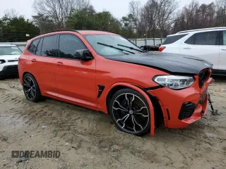2021 BMW X3 M z VIN 5YMTS0C05M9H64439, wystawiony jako Copart lot #50178655 z przebiegiem Nie podano mil oraz Szkoda całkowita • Salvage title. Historia ofert i sprzedaży dostępna na DreamBid. Obrazek 4.