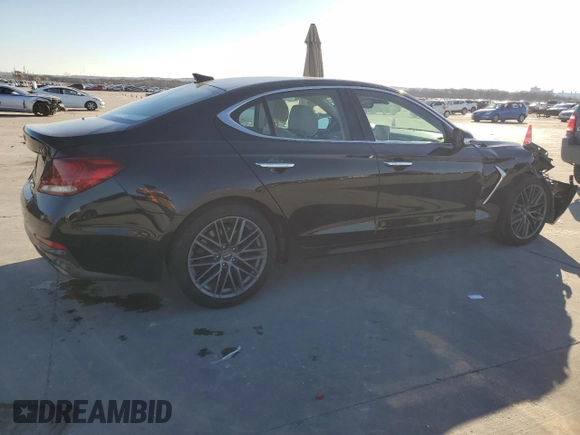 2019 Genesis G70 2.0T Advanced with VIN KMTG64LA0KU037457, listed as a Copart auction lot 86266454 with 126,237 mi miles and Salvage Title. Bid and sale history available at carsss.com. Image 3.