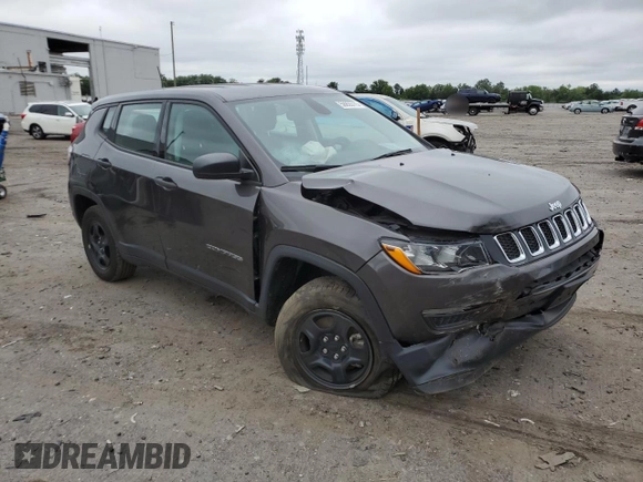 2021 Jeep Compass Sport z VIN 3C4NJDAB9MT521057, wystawiony jako Copart lot #58855775 z przebiegiem 37 135 mil mil oraz Szkoda całkowita • Salvage title. Historia ofert i sprzedaży dostępna na DreamBid. Obrazek 4.