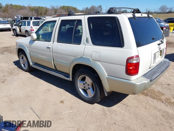 2002 Infiniti QX4 with VIN JNRDR09X82W210434, listed as a IAAI auction lot 41638875 with 230,765 mi miles and . Bid and sale history available at DreamBid. Image 3.