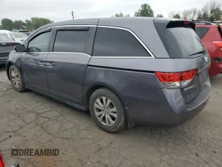 2015 Honda Odyssey EX-L with VIN 5FNRL5H61FB055040, listed as a Copart auction lot 54753415 with 90,322 mi miles and Clean Title. Bid and sale history available at DreamBid. Image 2.
