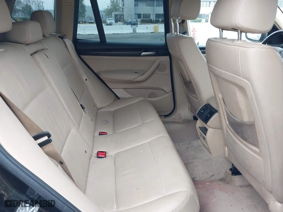 2013 BMW X3 xDrive28i with VIN 5UXWX9C59D0A21969, listed as a IAAI auction lot 42058317 with 118,302 mi miles. Bid and sale history available at carsss.com. Image 8.