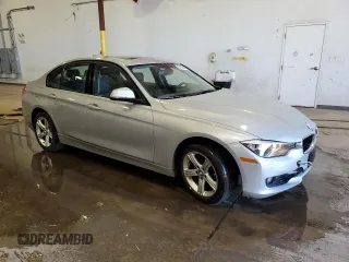2015 BMW 3 Series 328i xDrive with VIN WBA3B5C5XFF962062, listed as a Copart auction lot 53622495 with 61,575 mi miles and Salvage Title. Bid and sale history available at carsss.com. Image 4.