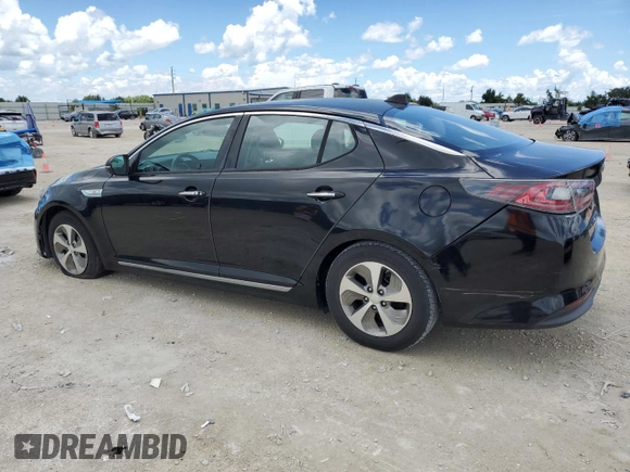 2014 Kia Optima Hybrid LX with VIN KNAGM4AD9E5071376, listed as a Copart auction lot 61127434 with 124,786 mi miles and Clean Title. Bid and sale history available at carsss.com. Image 2.