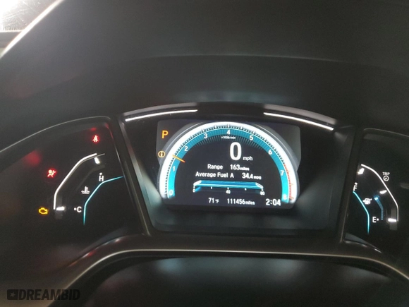 2017 Honda Civic Sedan EX with VIN 2HGFC2F75HH500763, listed as a Copart auction lot 50903385 with 111,456 mi miles and Salvage Title. Bid and sale history available at carsss.com. Image 9.