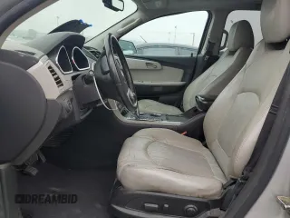 2012 Chevrolet Traverse LTZ z VIN 1GNKRLED8CJ262091, wystawiony jako Copart lot #55527805 z przebiegiem Nie podano mil oraz Szkoda całkowita • Salvage title. Historia ofert i sprzedaży dostępna na DreamBid. Obrazek 7.
