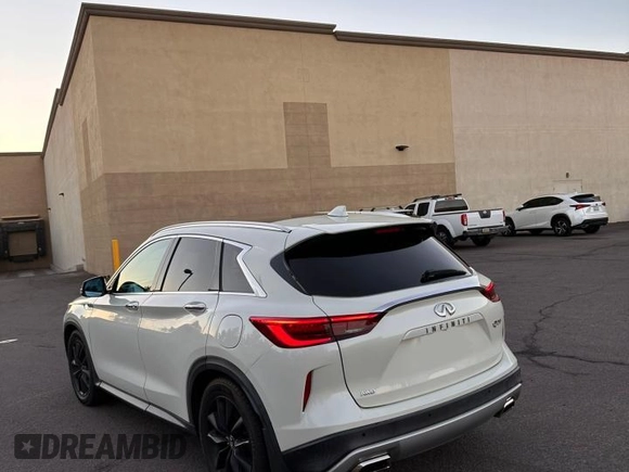 2019 Infiniti QX50 Luxe z VIN 3PCAJ5M32KF106005, wystawiony jako Copart lot #59444345 z przebiegiem 69 543 mil mil oraz Szkoda całkowita • Salvage title. Historia ofert i sprzedaży dostępna na DreamBid. Obrazek 3.