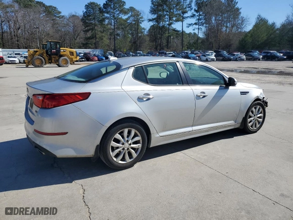 2014 Kia Optima EX with VIN 5XXGN4A71EG275918, listed as a Copart auction lot 45342385 with 143,421 mi miles and Salvage Title. Bid and sale history available at carsss.com. Image 3.