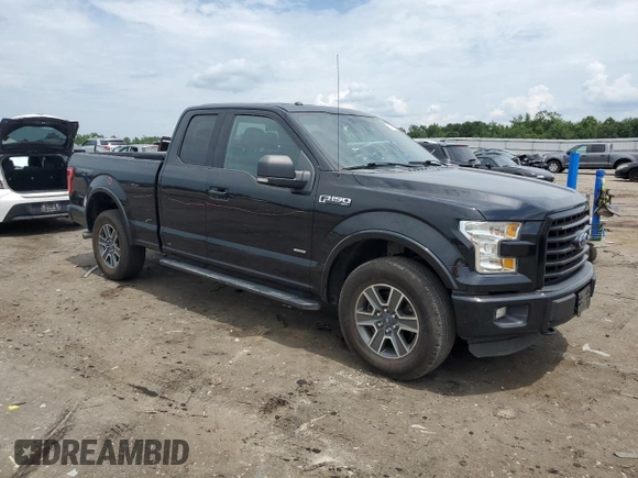 2016 Ford F-150 XLT with VIN 1FTEX1EP0GFB82223, listed as a Copart auction lot 65466285 with 213,989 mi miles and Salvage title. Bid and sale history available at DreamBid. Image 4.