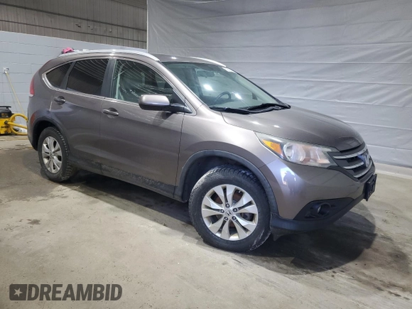 2012 Honda CR-V EX-L with VIN 5J6RM4H77CL061413, listed as a Copart auction lot 50892235 with 179,111 mi miles and Salvage Title. Bid and sale history available at DreamBid. Image 4.