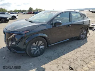 2023 Nissan ARIYA EVOLVE+ with VIN JN1DF0BB1PM708746, listed as a Copart auction lot 71217554 with 13,092 mi miles and Salvage Title. Bid and sale history available at carsss.com. Image 1.