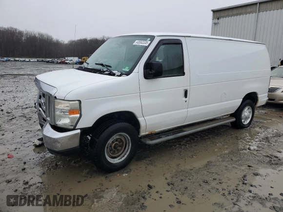 2009 Ford Econoline Cargo with VIN 1FTNE24W19DA36240, listed as a Copart auction lot 43552335 with 150,095 mi miles and Salvage Title. Bid and sale history available at DreamBid. Image 1.