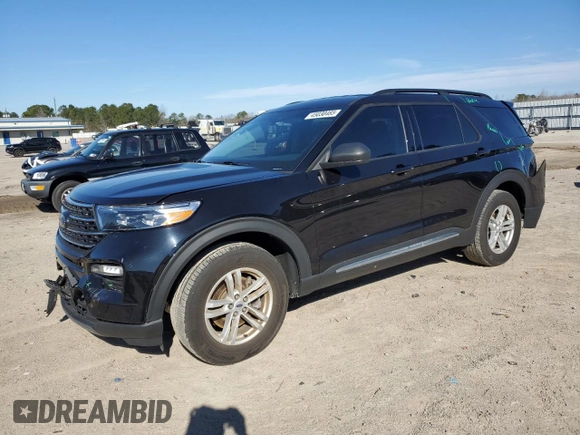 2023 Ford Explorer XLT with VIN 1FMSK8DHXPGA83337, listed as a Copart auction lot 45030485 with 11,833 mi miles and Salvage Title. Bid and sale history available at DreamBid. Image 1.